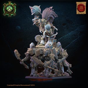3d Printed Tezcatlipoca, The Living God by Lost Kingdom Miniatures