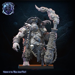 3d Printed Captain Smoke by Lost Kingdom Miniatures