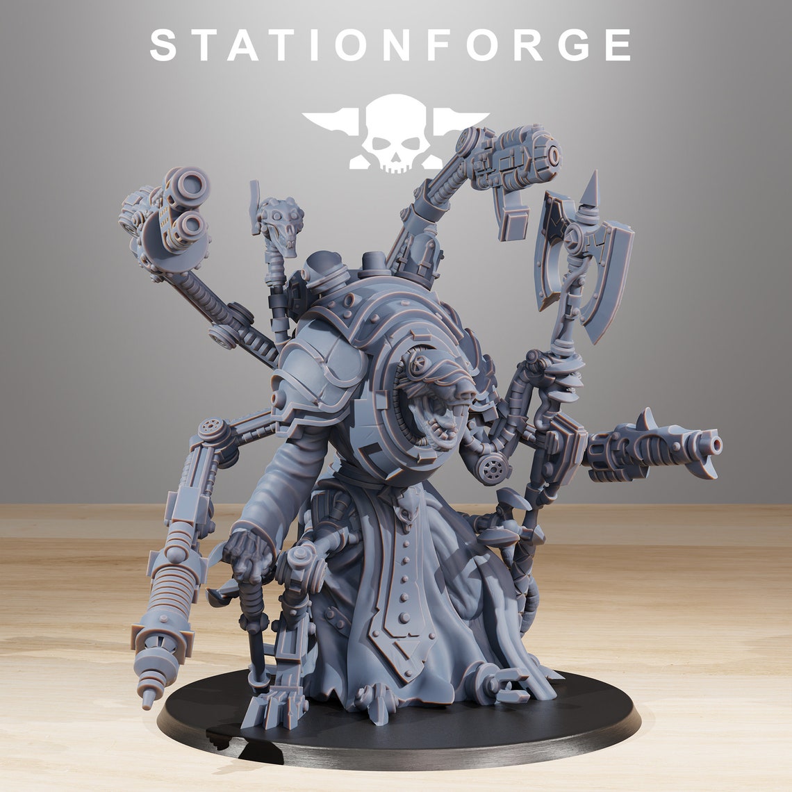 3D Printed Raticus Techer by Stationforge Miniatures - Etsy