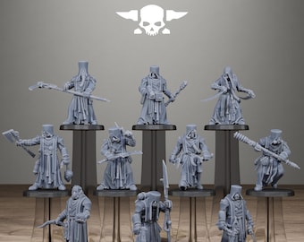 3D Printed Scavenger Blade Preachers x10 by StationForge Miniatures