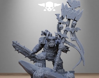 3D Printed Orkaz Boo Basher by StationForge Miniatures