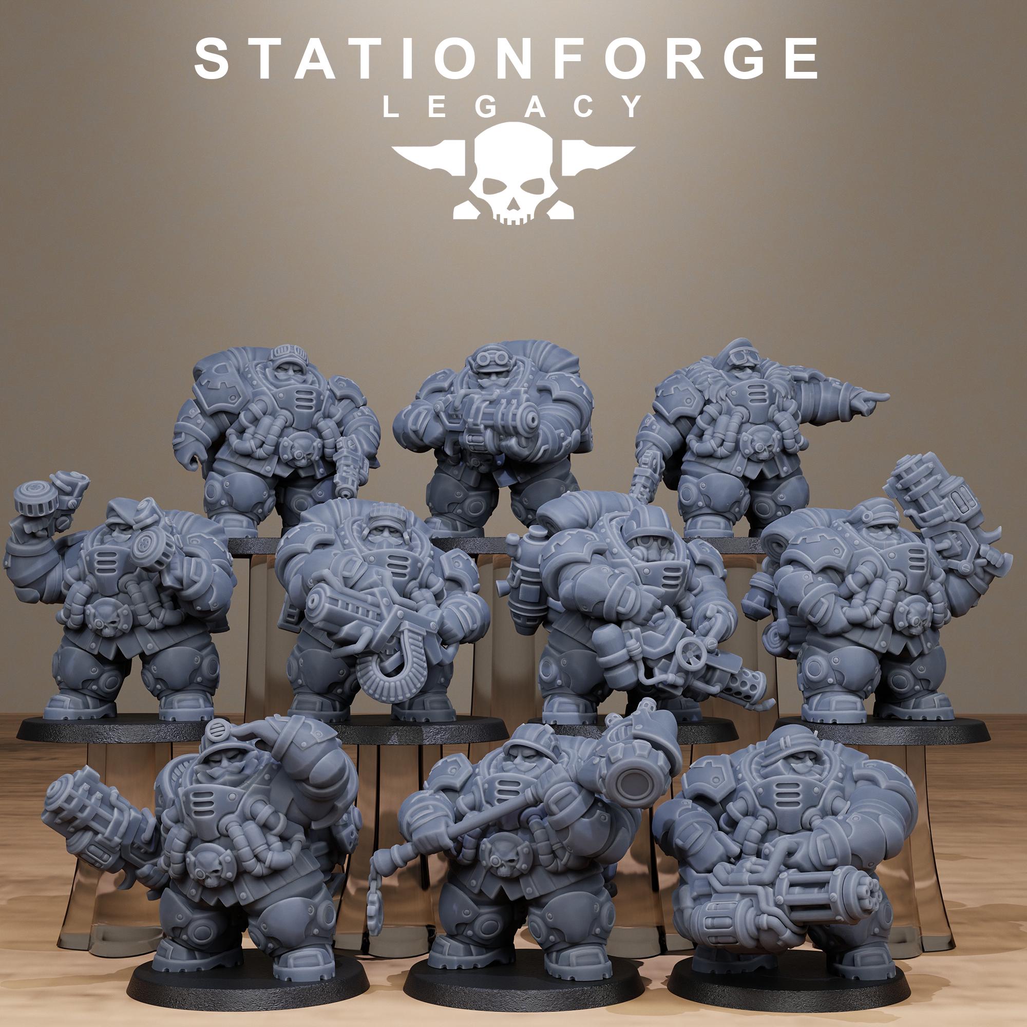 3D Printed Ironvale Gearholders by Stationforge Miniatures - Etsy