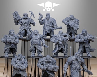 3D Printed Frostwatch Mutants x10 by StationForge Miniatures