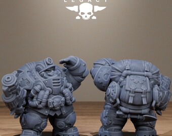 3D Printed Ironvale Gearholders by Stationforge Miniatures - Etsy