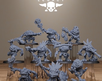 3D Printed Bogkin Gobs x10 by StationForge Miniatures