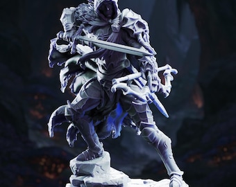 3D Printed Drow Spider Ranger by DM Stash