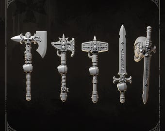 3d Printed Eternal Crusader Weapons Upgrade Kit by Greytide Studio