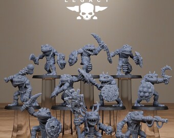 3D Printed Bogkin Infantry by StationForge Miniatures