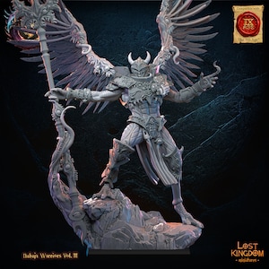 3D Printed Exalted Herald by Lost Kingdom Miniatures