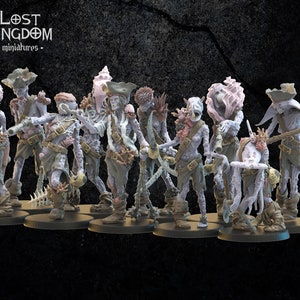 3d Printed Deep Sea Zombies x10 by Lost Kingdom Miniatures