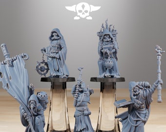 3D Printed Scavenger Cultists x5 by StationForge Miniatures