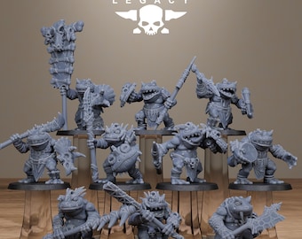 3D Printed Bogkin Heavies by StationForge Miniatures