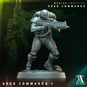 3D Printed Argo Commando by Archvillain Games