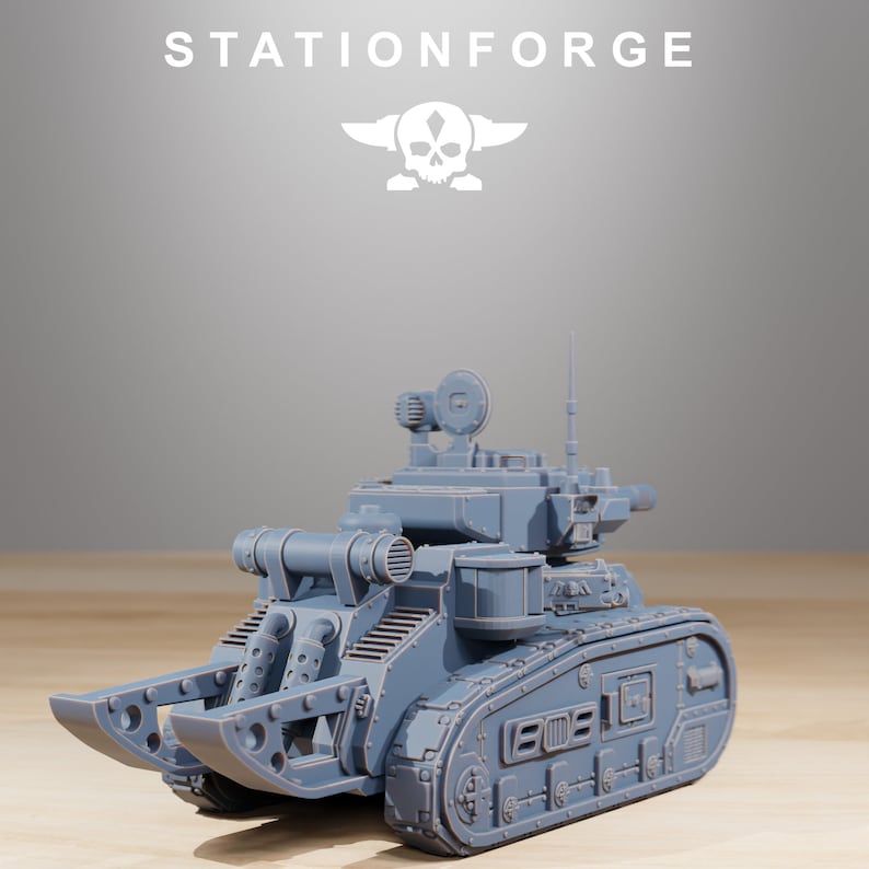 3D Printed Grimguard Light Tank by Stationforge Miniatures - Etsy