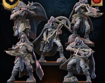 3d Printed Night Elf Arbalest Regiment x10 by Lost Kingdom Miniatures