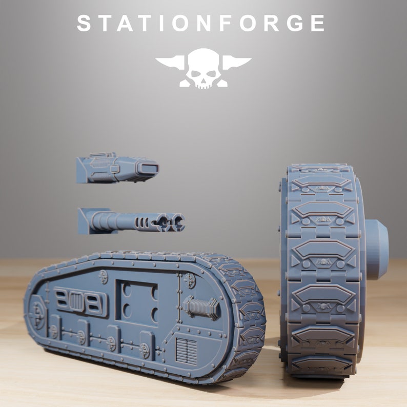 3D Printed Grimguard Light Tank by Stationforge Miniatures - Etsy