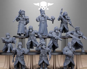 3D Printed GrimGuard Vigils by StationForge Miniatures
