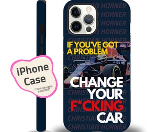 F1 Gift Phone Case For Christian Horner and Max Verstappen Fans Redbull Phone Case Gift F1 Inspired