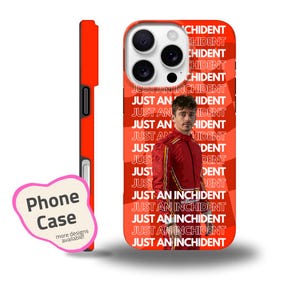 F1 Gift iPhone Case For Charles Leclerc Fans Formula 1 Ferrari Phone Case Gift F1 Inspired