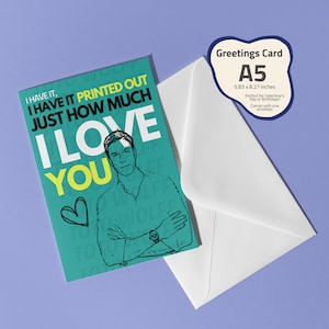 F1 Valentinstag Karte für Formel 1 Fan Karte für Toto Wolff Fan Valentinstag Geschenk F1