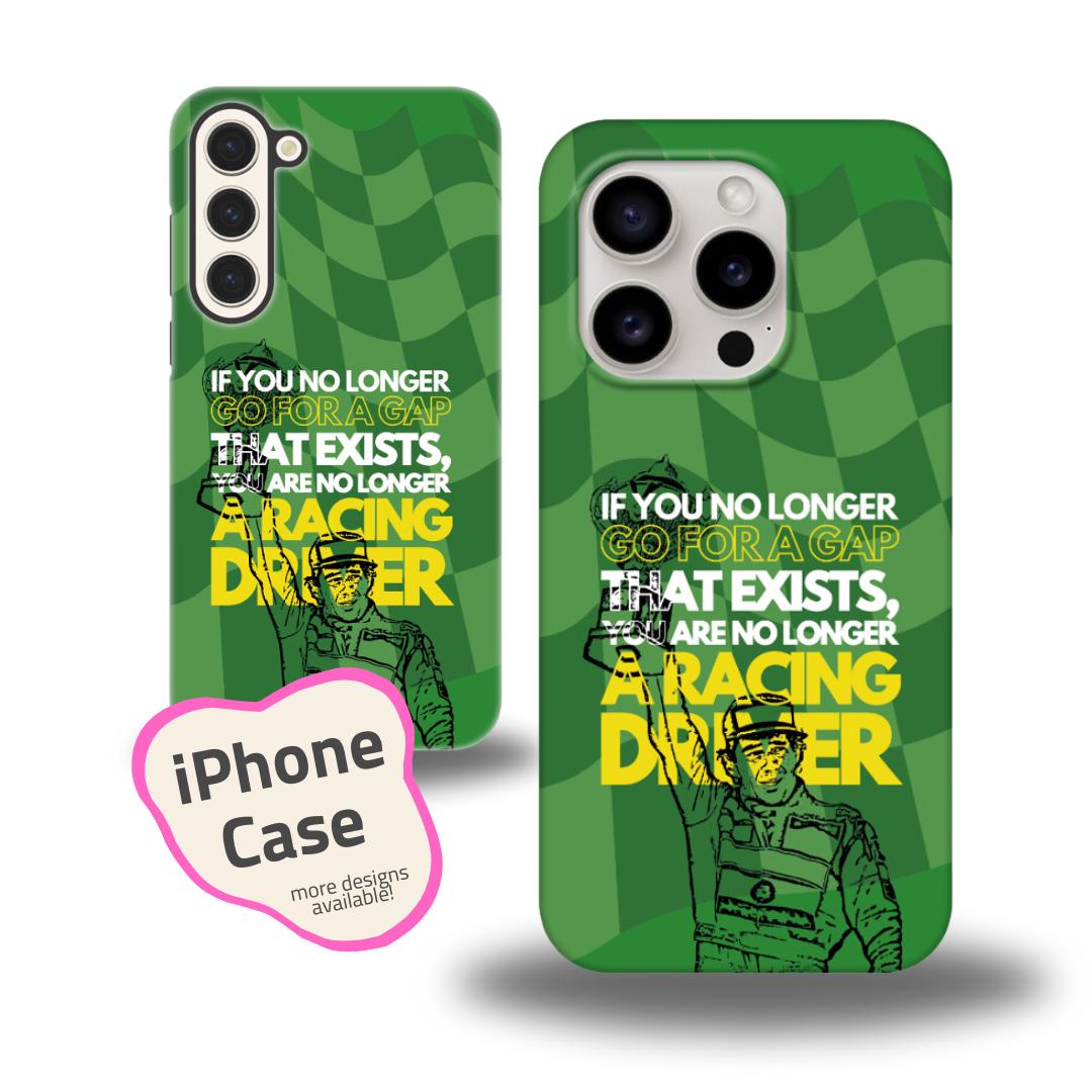 F1 Gift iPhone Case For Ayrton Senna Fans Formula 1 Phone Case Gift F1 Inspired