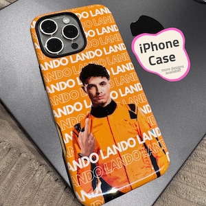 F1 Gift iPhone Case For Lando Norris 2025 Fans Formula 1 McLaren Phone Case Gift F1 Inspired