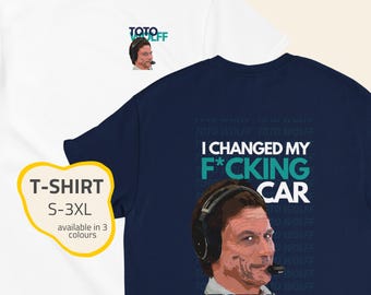 Camiseta de regalo de Toto Wolff para fans de la Fórmula 1, para fans de Mercedes, regalo para fans de la Fórmula 1.