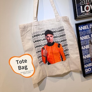 Lando Norris 2025 Tote Bag F1 Gift For F1 Fans Gift For Formula 1 Fans F1 Tote Bag