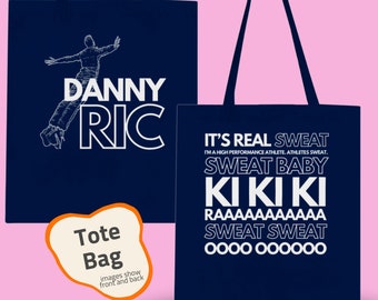 Daniel Ricciardo Tote Bag F1 Gift For F1 Fans Gift For Formula 1 Fans F1 Tote Bag