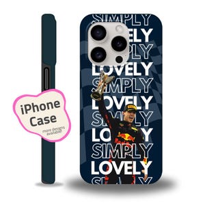 F1 Gift Phone Case For Max Verstappen Fans Formula 1 Phone Case Gift F1 Inspired