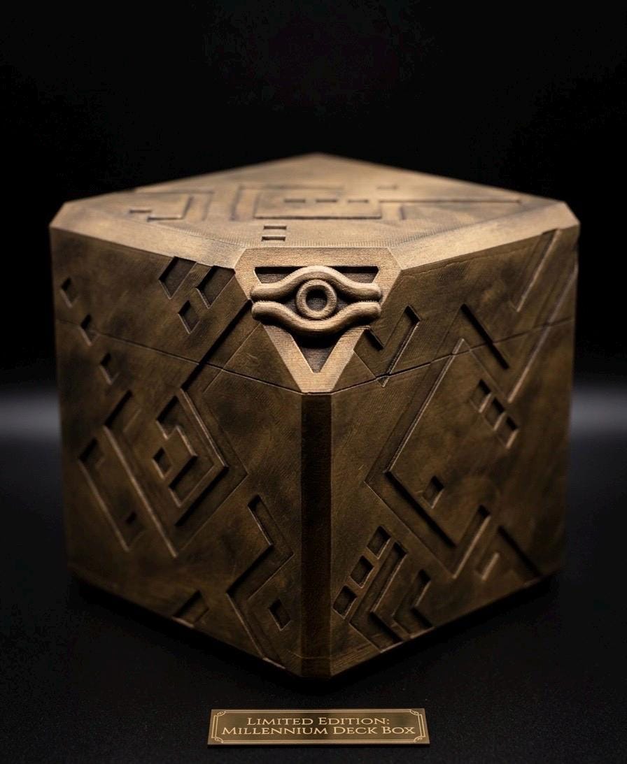 【激レア・新品未開封】MILLENNIUM DECK CASE Millennium Puzzle Deck Box - Etsy
