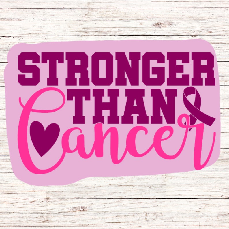 Breast Cancer Awareness Cookie Cutter Stronger Than Cancer Etsy