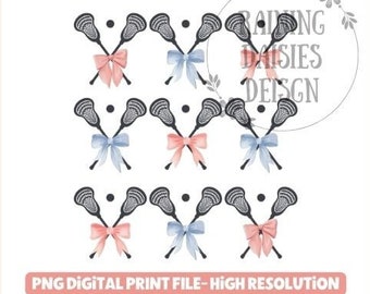 Lacrosse Coquette PNG File, Lacrosse sublimation design, Lacrosse Mom, Lacrosse Era, Coquette Lacrosse Design, Lacrosse PNG Sublimation
