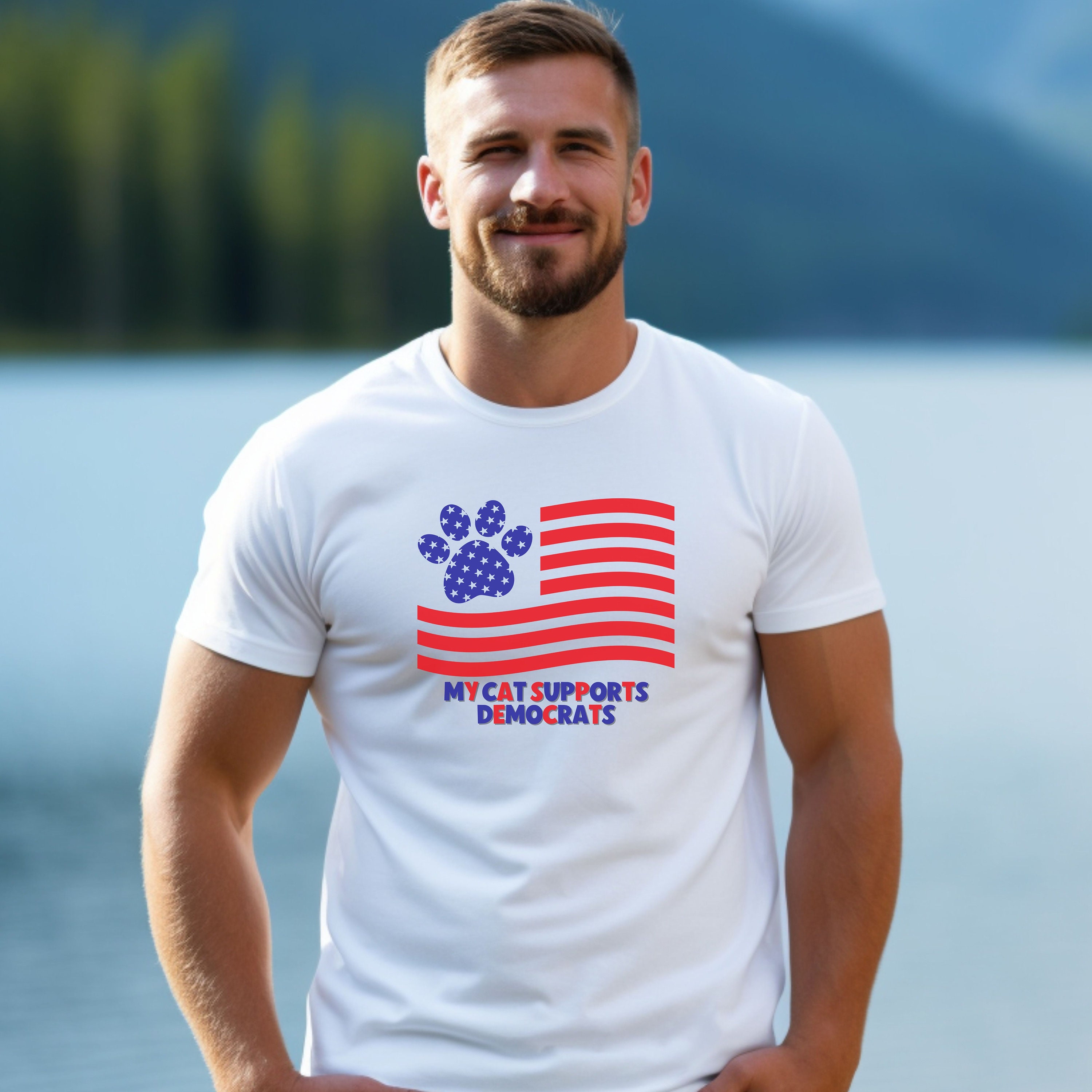 Cat Dudes for Democracy Tee