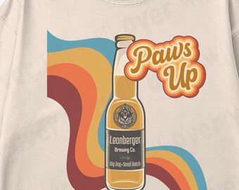 Leonberger Shirt, Leonberger Brewing Co Tee, Funny Leonberger Gift, Leonberger Mom Dad Shirt, Giant Dog Lover Gift, Beer Dog T-Shirt