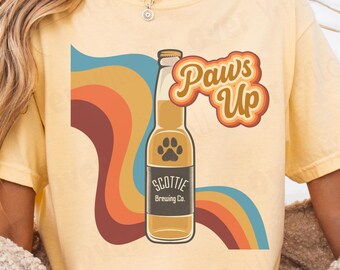 Scottish Terrier Shirt, Scottie Beer Tee, Scottie Brewing Co Shirt, Funny Scottie Gift, Scotty Dog Shirt, Beer Lover Dog Gift