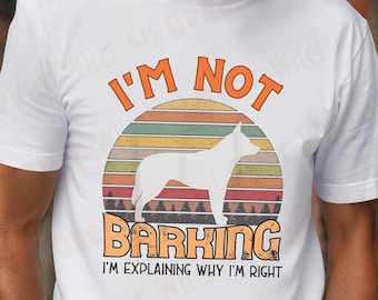 Australian Cattle Dog Shirt, Blue Heeler Tee, Red Heeler Gift, ACD Retro Sunset Shirt, Heeler Mom Dad Apparel
