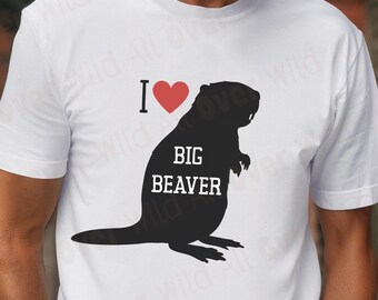 Funny Beaver Shirt, Beaver Lover Gift, Big Beaver T-Shirt, Outdoor Humor Tee, Funny Camping Shirt, Dad Joke Graphic Tee