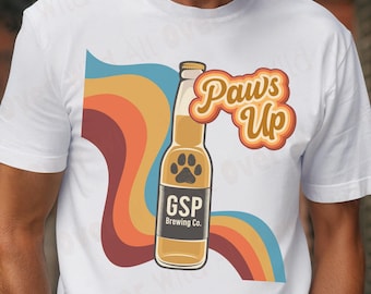 German Shorthaired Pointer Shirt, GSP Beer Tee, Funny GSP Gift, German Shorthair Shirt, Dog Dad Beer Gift, Brewery Dog Shirt