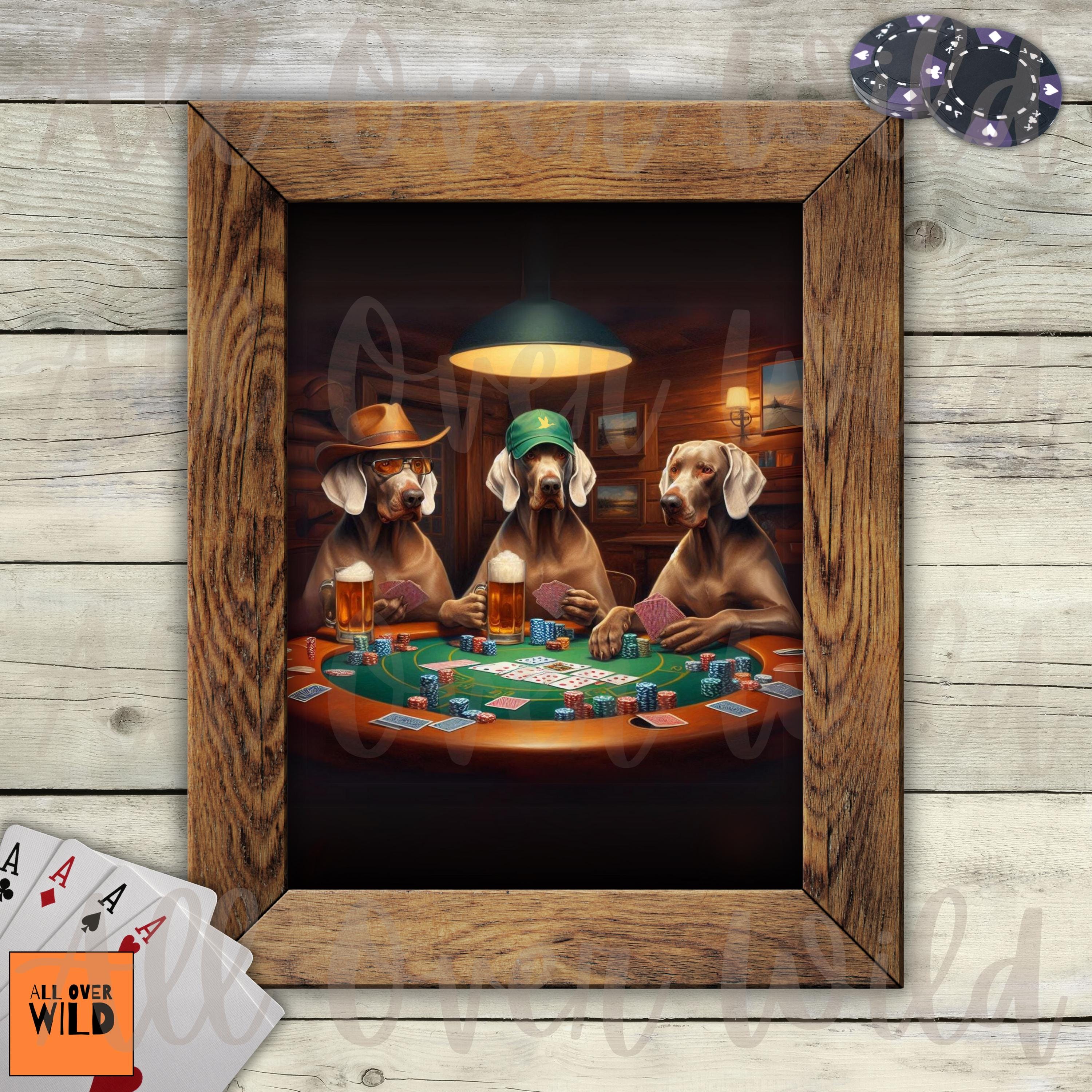 Malen Nach Zahlen Set – Hunde Spielen Poker | Für Hundefans