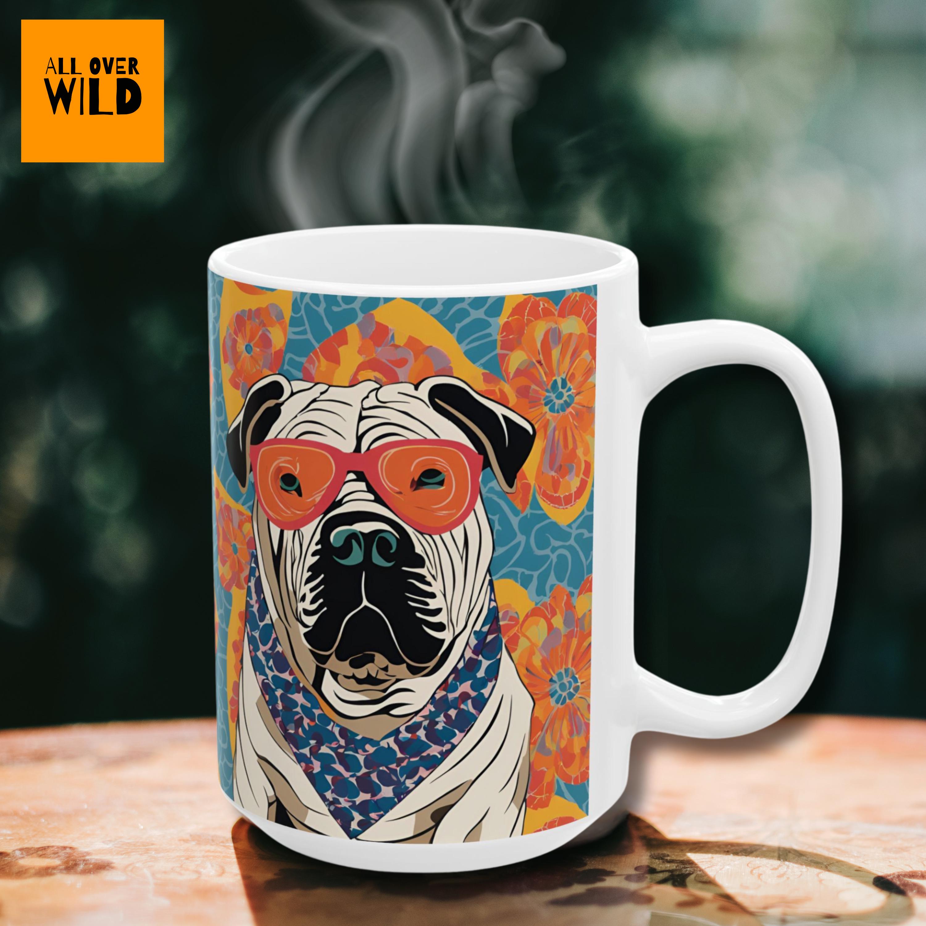 Tasse Cadeau En Céramique Pour Chien ShAr Pei, Tasse à Café