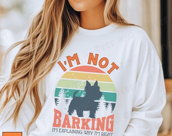 Westie Long Sleeve Shirt, West Highland White Terrier Gift, Funny Dog Lover Shirt, Vintage Dog Walking Tee, Dog Mom Gift