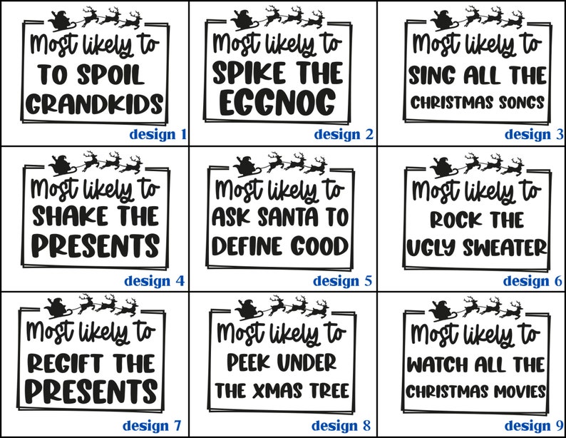 50 Quotes Most Likely Shirt, Most Likely Christmas Shirt, Funny Christmas Shirts, Custom Gifts