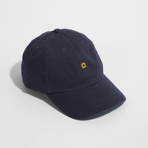 Sonnenblume Cap Individuell bestickte Baseballkappe Unstrukturierte Six Panel Cap mit Blumenstickerei Geschenk für Sie und Ihn Bild 4