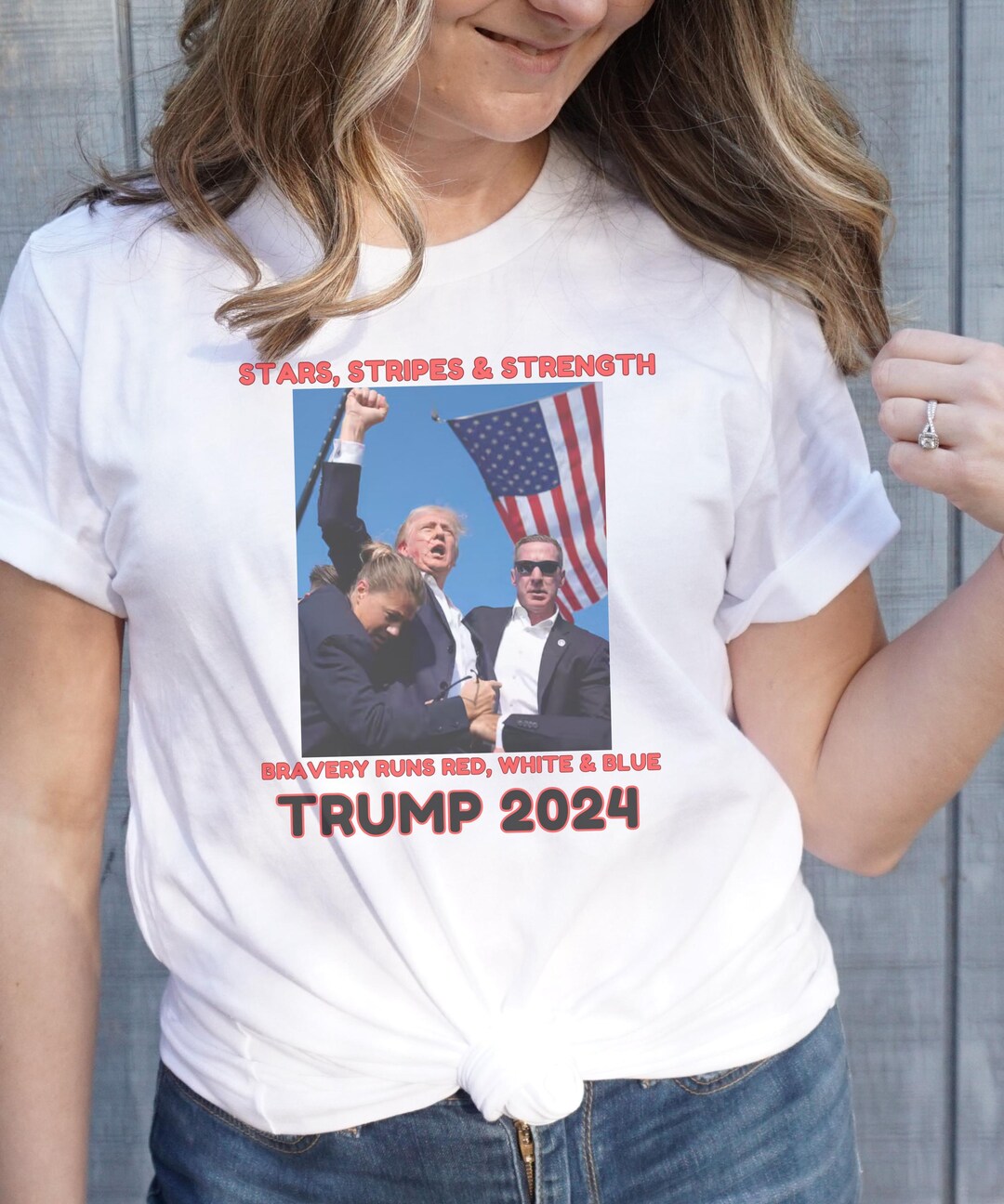 Bandiera Trump 2024 The Patriot Party - 3x5 FT - Tessuto Poliammide Nylon Premium - RFCO