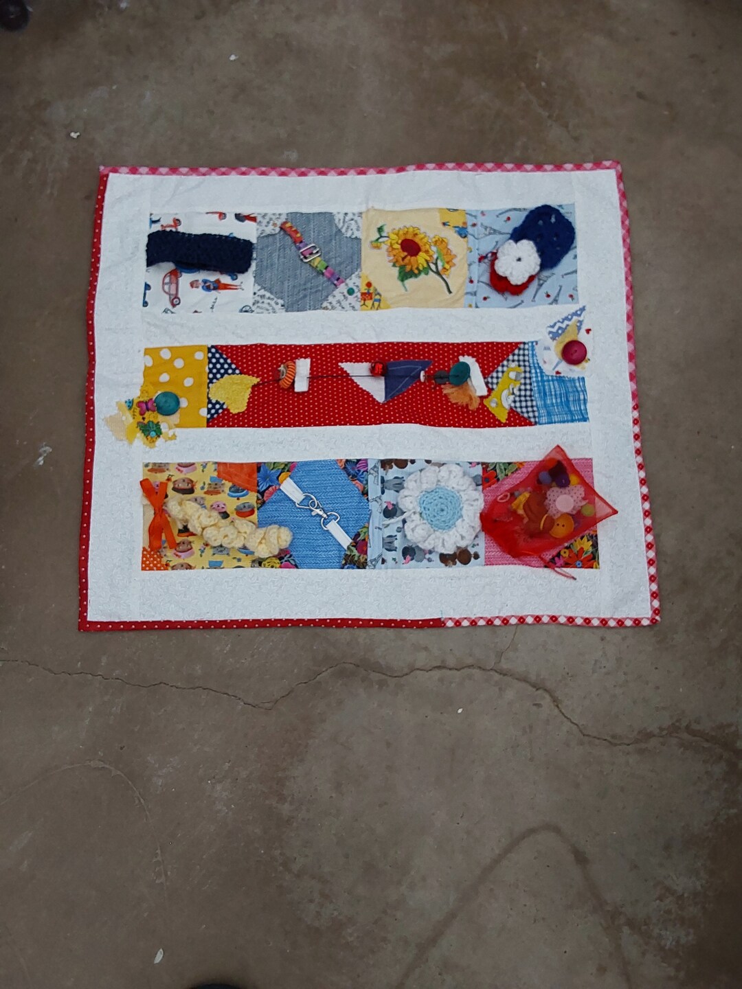 Fidget Quilt for Dementia Patients Etsy