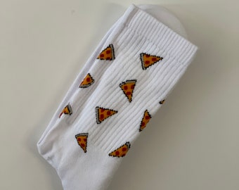 Pizza Socks, Men Socks, Women Socks, Christmas Socks Gift, Winter Socks, Cotton Socks, Fun Socks