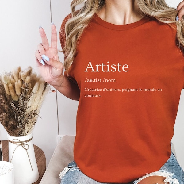 T-shirt Femme Artiste : une célébration de la créativité et de l'expression