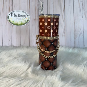 LV Inspired Wrap Cold Cup - CraftedCustomByClaudia – Crafted