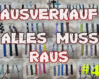 AUSVERKAUF Paracord-Schlüsselanhänger "Stick" - Versand sofort